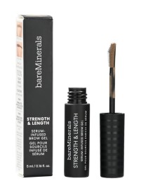 BAREMINERALS STRENGTH & LENGTH BROW GEL REFORMULATION TAUPE 5ML
