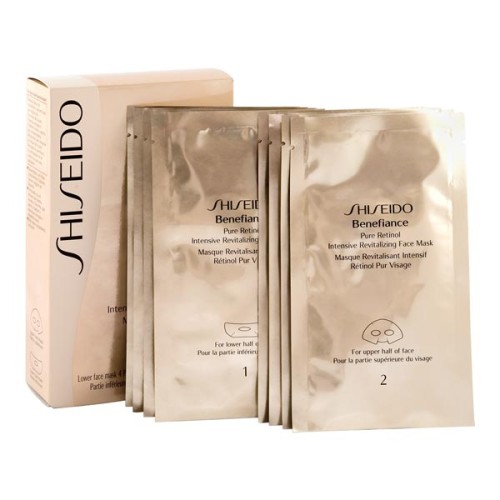 SHISEIDO BENEFIANCE PURE RETNOL INTENSIVE REVITALIZING FACE MASK 4 packettes
