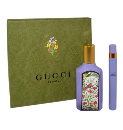 GUCCI SET (FLORA GORGEOUS MAGNOLIA (W) EDP/S 50ML + TRAVEL SPRAY 10ML)