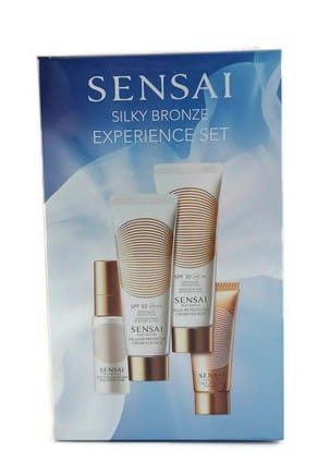 KANEBO SENSAI SILKY BRONZE EXPERIENCE SET ( PROTECT. CREAM FACE 50ML+PROTECT. CREAM BODY 50ML+AFTER SUN EMULSION 20ML+ SELF TANNING BODY 20ML)