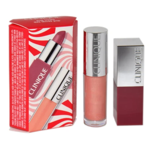 CLINIQUE SET (LIPSTICK POP LIP COLOUR 2,3g + POP SPLASH 1,5ml)