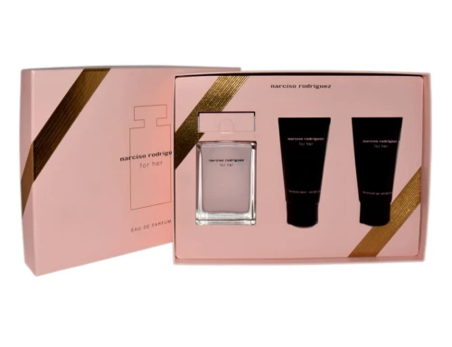 NARCISO RODRIGUEZ SET (FOR HER EDP/S 50ML + BODY LOTION 50ML + SHOWER GEL 50ML)