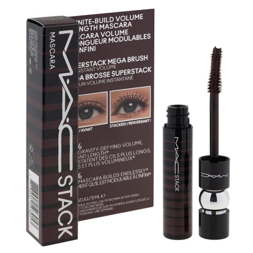 MAC MACSTACK MASCARA MEGA BRUSH BROWN 12ML