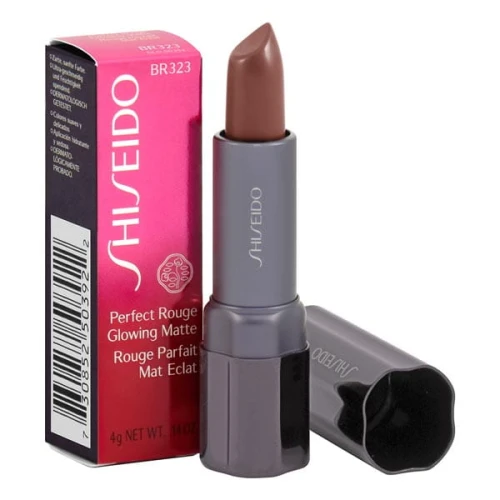 SHISEIDO LIPSTICK PERFECT ROUGE GLOWING MATTE - BR323 WINK  4G