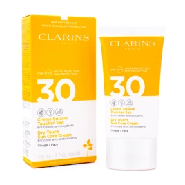 CLARINS SUN DRY TOUCH SUN CARE CREAM FACE SPF30 50ML