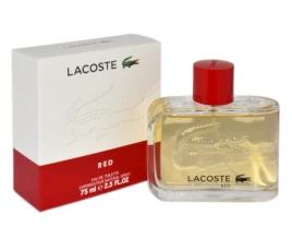 LACOSTE RED (M) EDT/S 75ML new