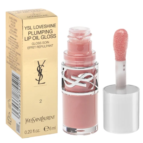YSL LOVESHINE PLUMPING LIP GLOSS 2 LUCKY MOONSTONE 6G