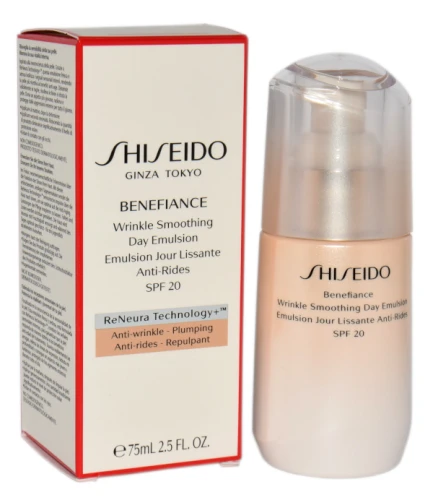 SHISEIDO BENEFIANCE WRINKLE SMOOTHING DAY EMULSION 75ML