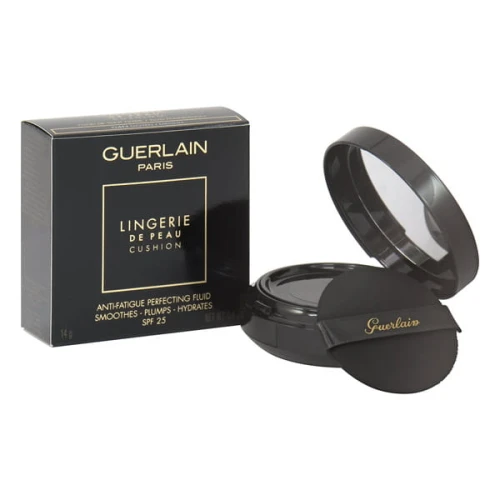 GUERLAIN LINGERIE DE PEAU CUSHION ANTI-FATIQUE PERFECTING FLUID SPF25 04N Moyen 14g