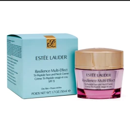 ESTEE LAUDER RESILIENCE MULTI EFFECT TRI-PEPTIDE FACE AND NECK CREAM DRY SKIN SPF15 50ML