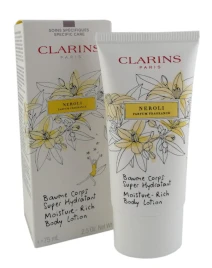 CLARINS MOISTURE RICH BODY LOTION  NEROLI 75ML