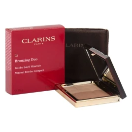 CLARINS BRONZING DUO MINERAL POWDER COMPACT SPF15 03 DARK 10g